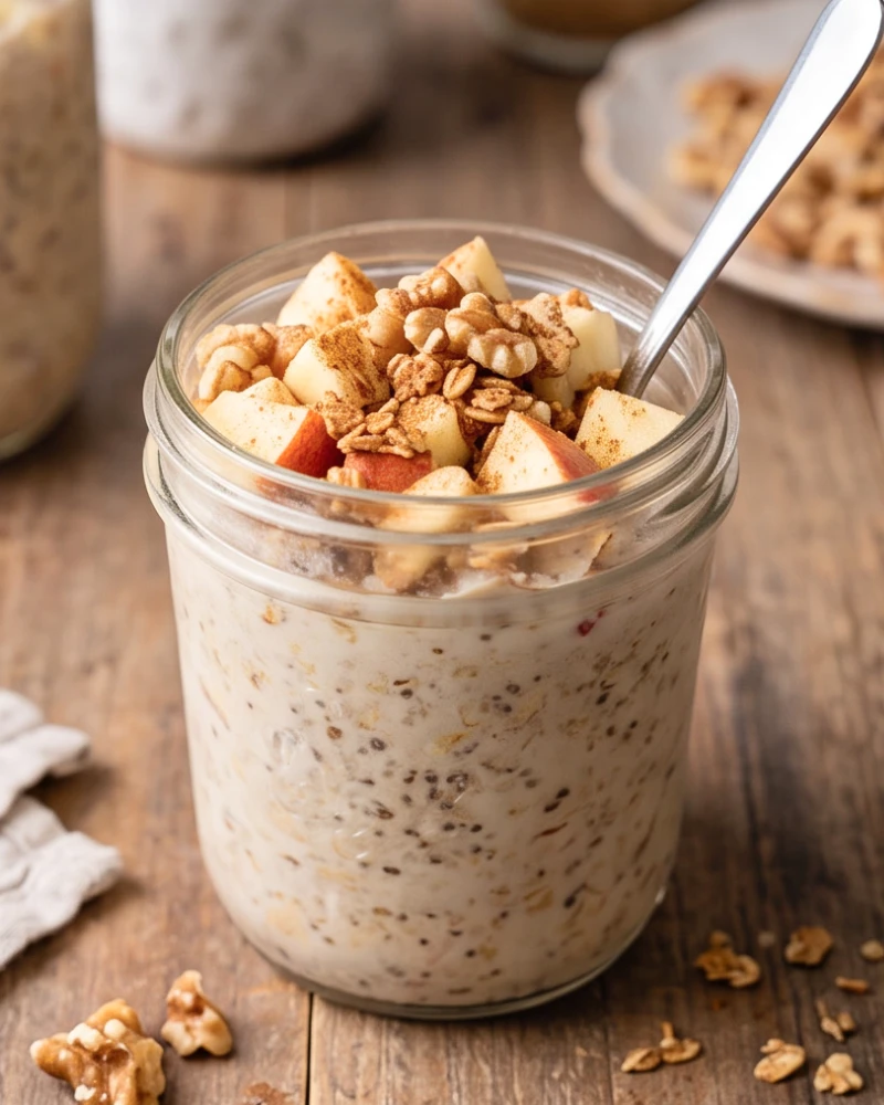 Apple Cinnamon Overnight Oats