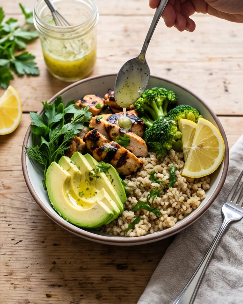 Chicken and Broccoli Quinoa Bowl