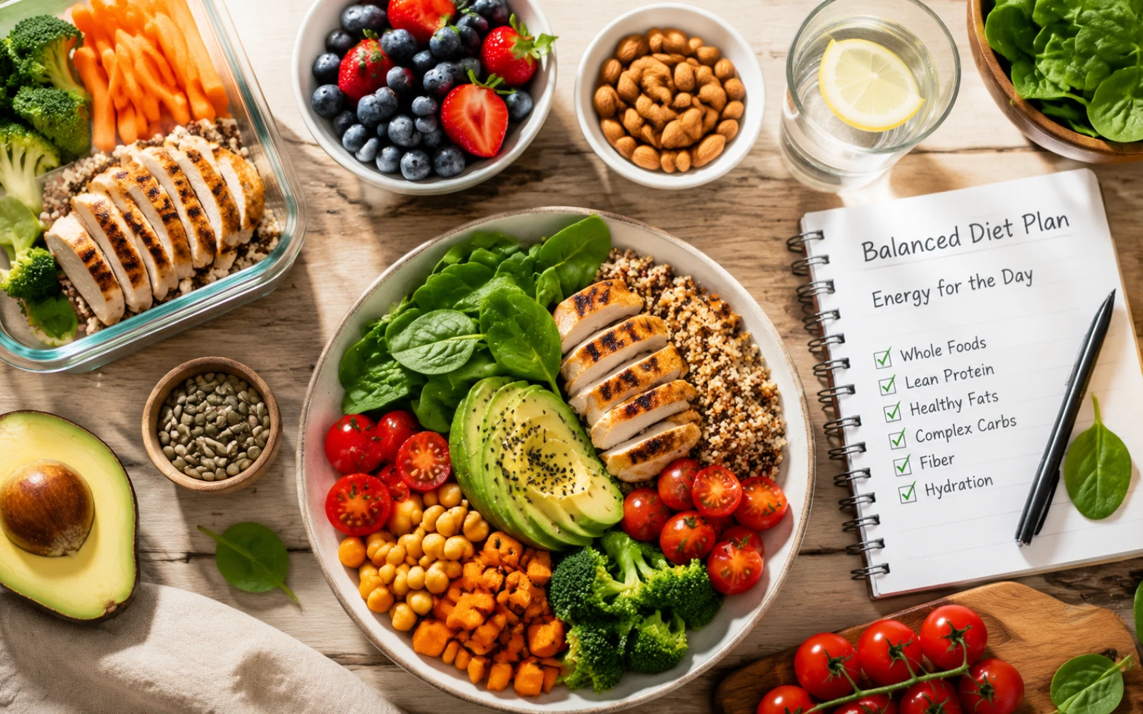How to Build a Diet Plan to Avoid Feeling Tired All Day | Energy Nutrition Tips