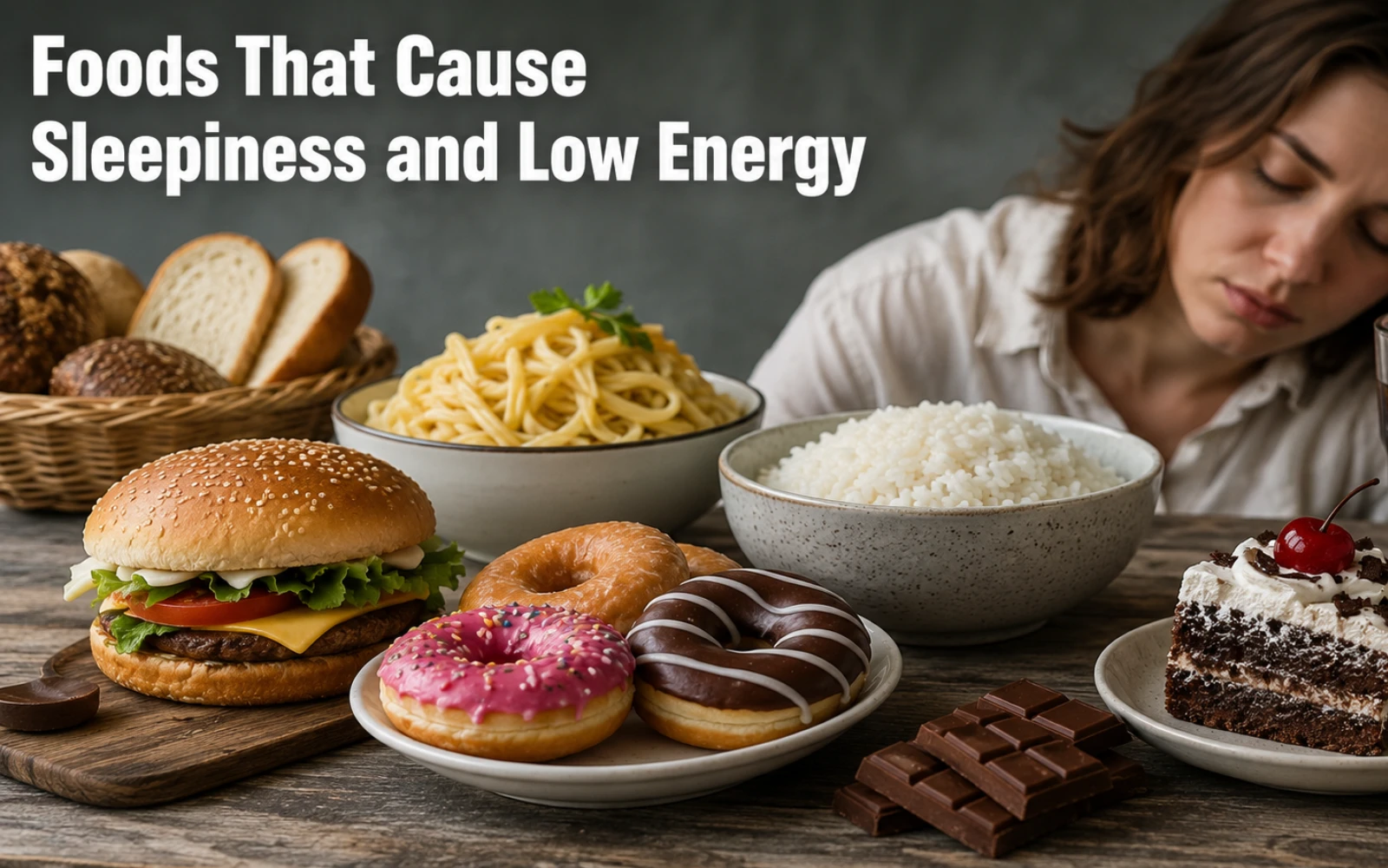 Foods That Cause Sleepiness and Low Energy | How to Avoid Daily Energy Crashes
